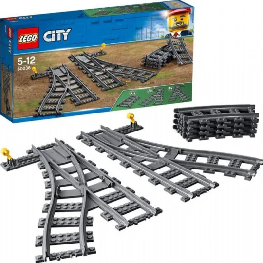 Vaihtoraiteet Lego City juna 60238